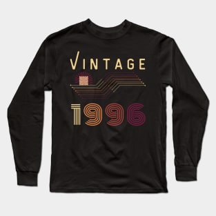 26 Year Old Retro Gift Vintage 1996 Classic Long Sleeve T-Shirt